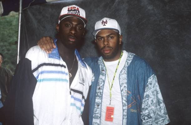 C.L. Smooth backstage in the early 1990s.